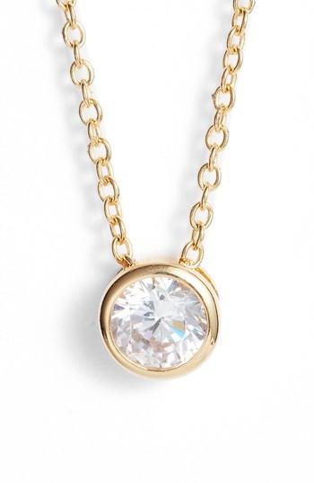 Women's Nordstrom Cubic Zirconia Pendant Necklace