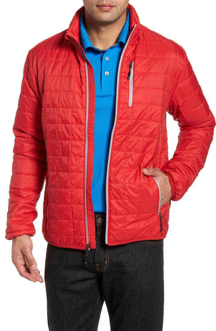 Men's Cutter & Buck Rainier Classic Fit Jacket - Red