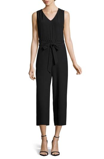 Women's Eci Paperbag Waist Jumpsuit - Black