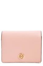 Women's Tory Burch Parker Foldable Mini Leather Wallet - Pink