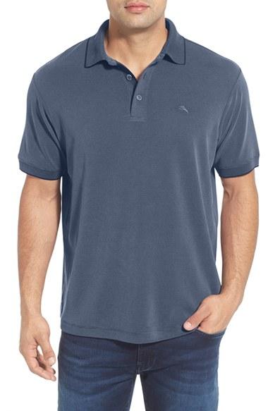 Men's Tommy Bahama 'new Pebble Shore' Short Sleeve Polo - Blue