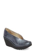 Women's Fly London 'yaz' Wedge Pump .5-6us / 36eu - Grey