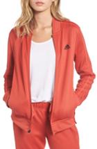 Women's Adidas Tricot Track Jacket - Red