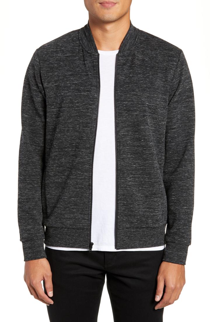 Men's Calibrate Stretch Knit Bomber Jacket - Grey