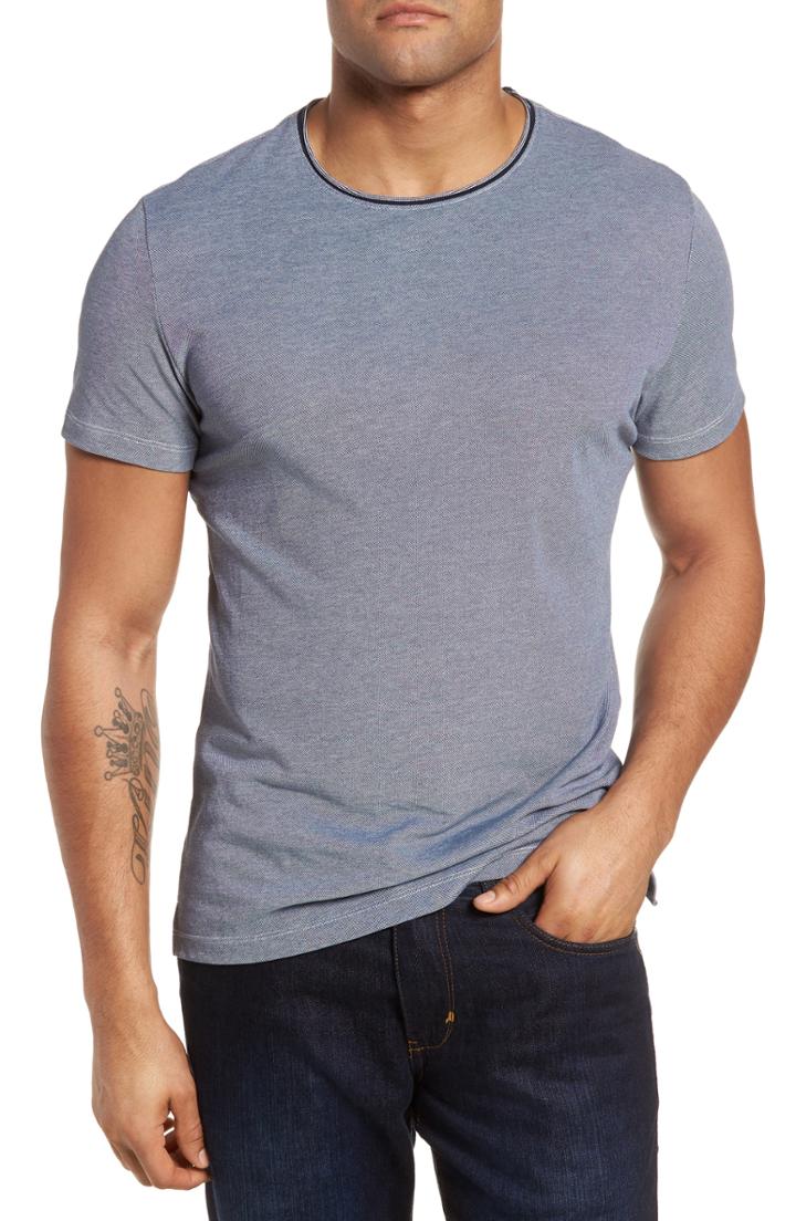 Men's Robert Barakett Grand Forks T-shirt, Size - Blue
