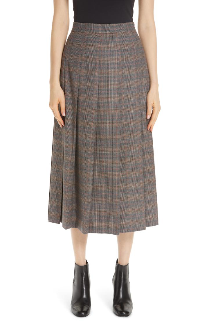 Women's Lafayette 148 New York Marya Plaid Skirt