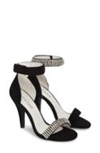 Women's Jeffrey Campbell Kristy Ankle Strap Sandal .5 M - Black