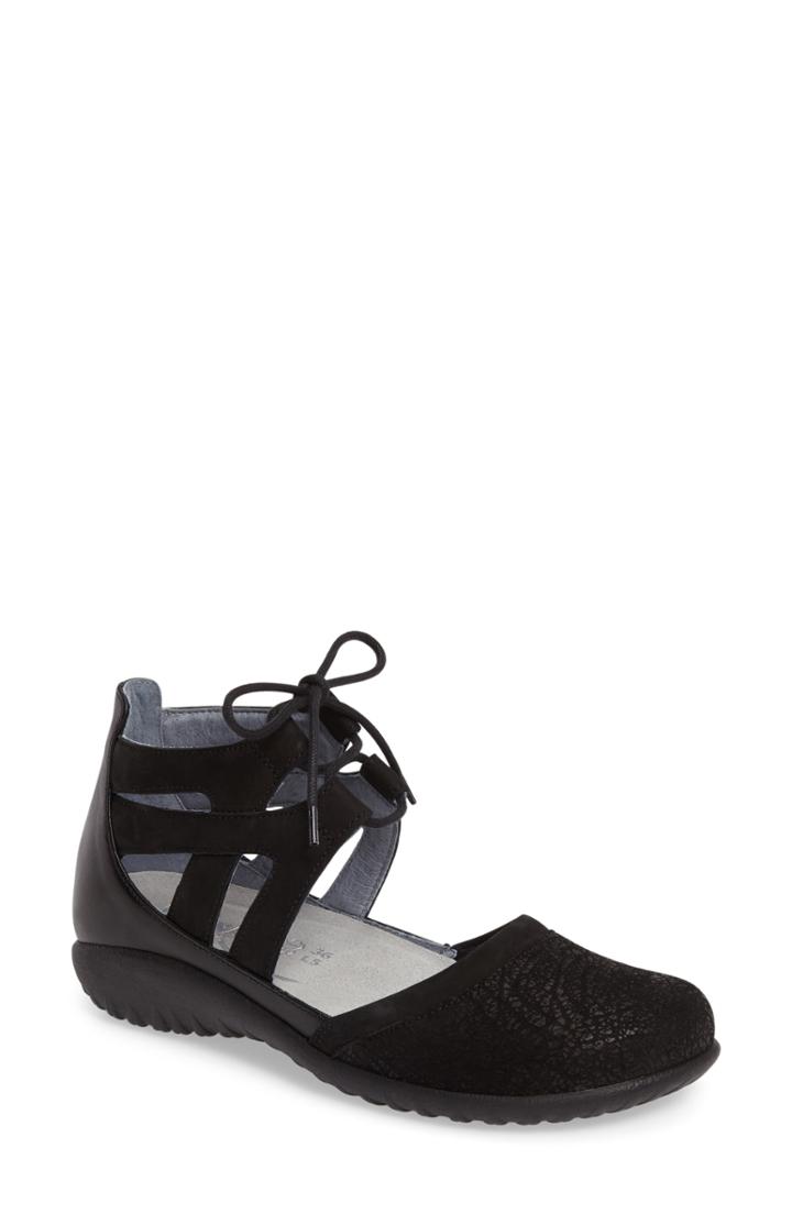 Women's Naot Kata Lace-up Sandal Us / 35eu - Black
