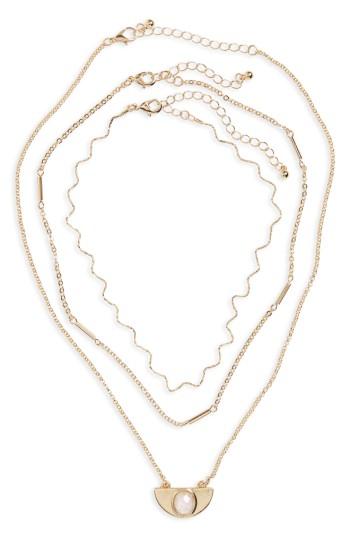 Women's Bp. Set Of 3 Wave Necklaces