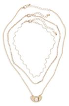 Women's Bp. Set Of 3 Wave Necklaces