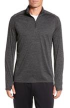 Men's Zella Quarter Zip Pullover, Size - Grey