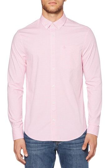 Men's Original Penguin Gingham Shirt - Pink
