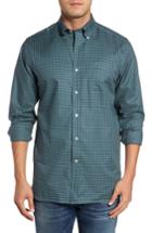 Men's Southern Tide Ridgeland Classic Fit Plaid Sport Shirt - Green