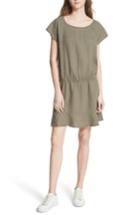 Women's Joie Quora Ruffle Linen Dress, Size - Grey