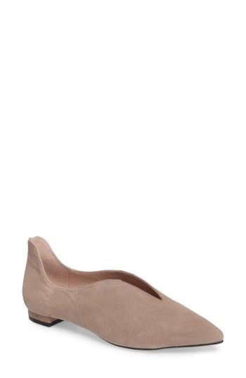 Women's James Chan Viola Flat M - Beige