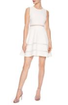 Women's Sandro Bleu Gris Eyelet Fit & Flare Dress - Blue