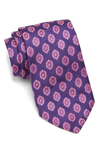 Men's Ted Baker London Medallion Silk Tie