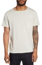 Men's Theory Boatneck Pocket T-shirt, Size - Grey