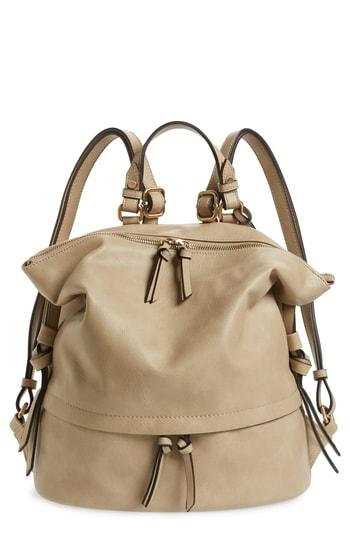 Sole Society Josah Faux Leather Backpack - Green