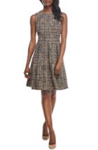Women's Gal Meets Glam Collection Chloe Floral Border Print A-line Dress