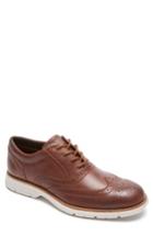 Men's Rockport Total Motion Fusion Wingtip .5 W - Brown