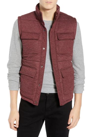 Men's Tunellus Four-pocket Vest - Burgundy
