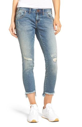 Women's One Teaspoon Freebird Ii Crop Skinny Jeans