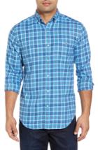 Men's Vineyard Vines Tucker Classic Fit Plaskett Creek Plaid Flannel Sport Shirt - Blue