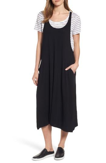 Women's Eileen Fisher Jersey Jumper, Size - Black