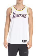 Men's Nike La Lakers Swingman Home Jersey, Size - White