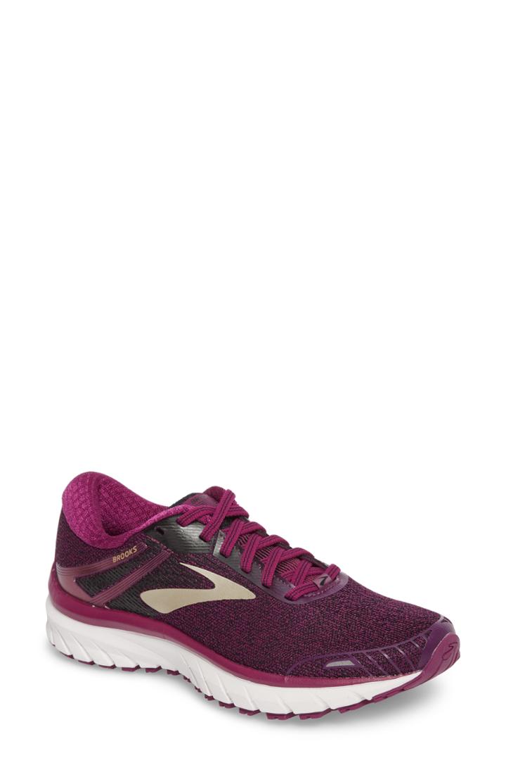 Women's Brooks Adrenaline Gts 18 Running Shoe B - Purple