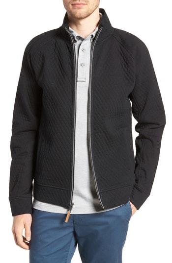 Men's Nordstrom Men's Shop Regular Fit Fleece Jacket - Grey