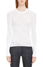 Women's Givenchy Lace Effect Pullover - White