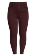 Women's Good American Good Legs High Waist Ankle Skinny Jeans - Burgundy