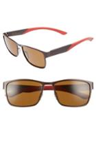 Women's Smith Contra 57mm Polarized Sunglasses - Matte Brown