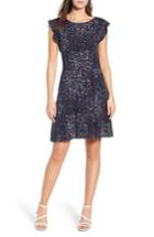 Women's Cupcakes And Cashmere Dolores Fit & Flare Dress - Blue