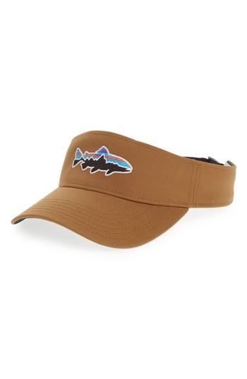Men's Patagonia Fitz Roy Trout Visor - Brown