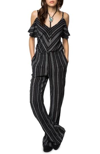 Women's O'neill Yolanda Woven Cold Shoulder Jumpsuit
