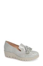 Women's Wonders C-3366 Loafer Wedge .5us / 38eu - Grey