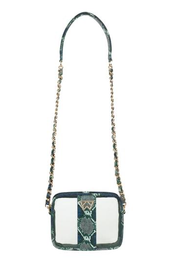 Kelly Wynne Clear Mingle Mingle Mini Crossbody Bag - Green