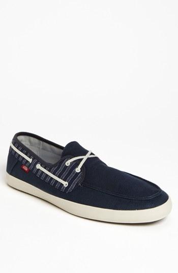 Vans 'chauffeur' Boat Shoe (men) Navy/ Antique White