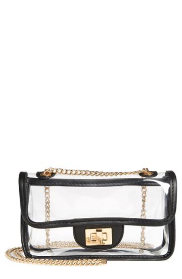 Jane & Berry Transparent Crossbody Bag - Black