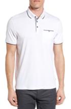 Men's Ted Baker London Derry Modern Slim Fit Polo (m) - White