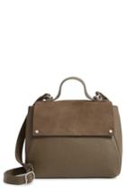 Treasure & Bond Skyler Leather Top Handle Bag - Green