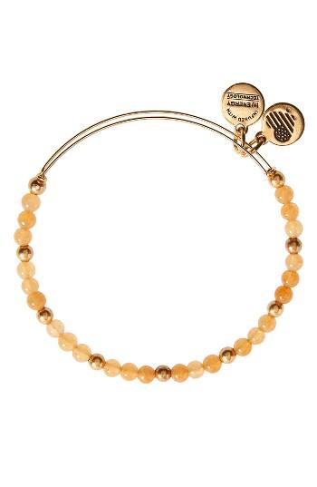 Women's Alex And Ani Marigold Adjustable Wire Bangle