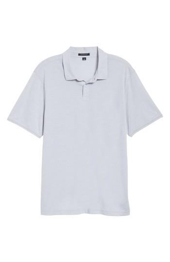 Men's Travis Mathew Shalene Fit Polo, Size Large - Grey