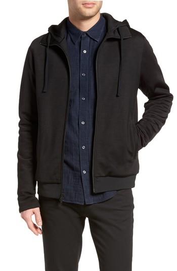 Men's Vince Fit Zip Hoodie, Size Small - Black