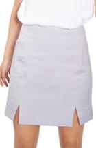 Women's Topshop Tailored Skirt Us (fits Like 0) - Purple