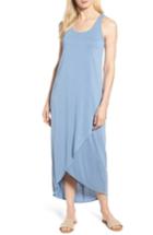 Petite Women's Nic+zoe Boardwalk Maxi Dress, Size P - Blue