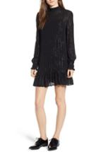 Women's Lira Clothing Metallic Stripe Dress - Black